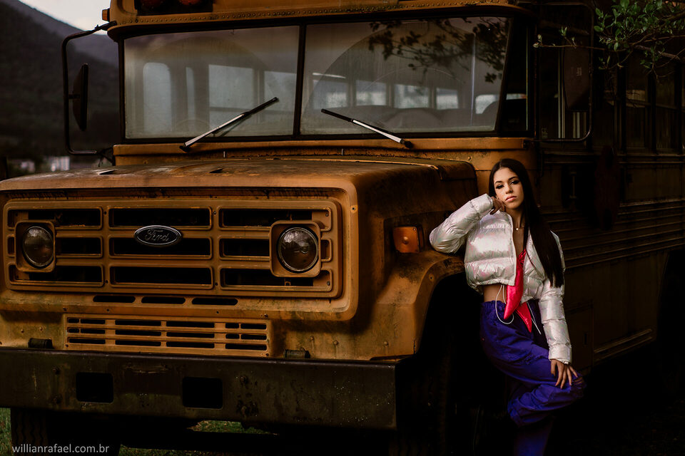 Book para festa de quinze anos ao ar livre em Osório - RS - Ensaio da Emily