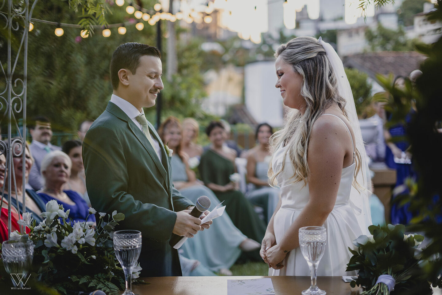 Casamento no jardim do Gui Olivier Cocina de la madre em Porto Alegre a tarde da Ana e do Luiz