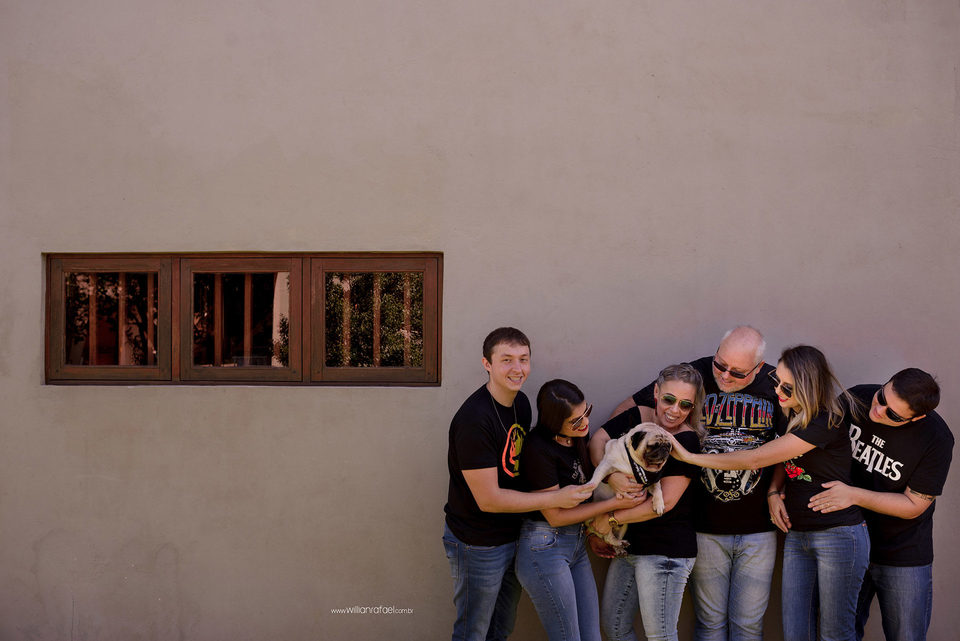 Ensaio da família Lau na casa deles - São Jerônimo / RS