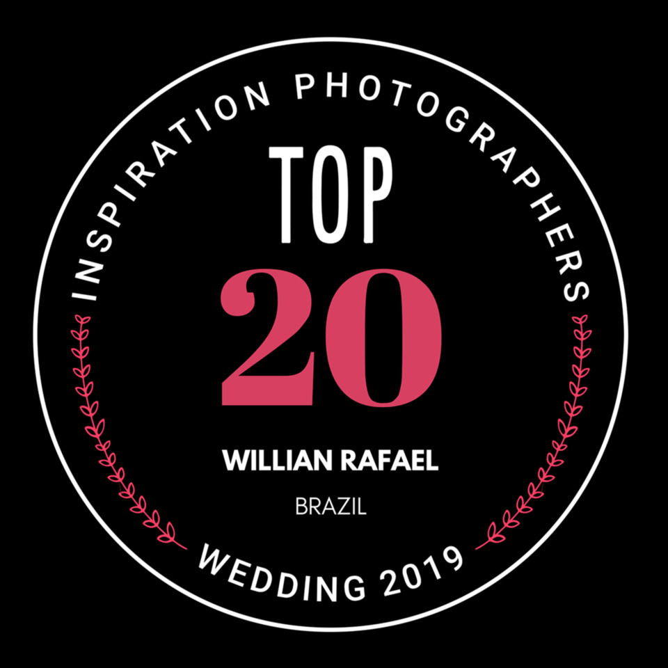 Novamente estou entre os 20 melhores fotógrafos de casamento do mundo!