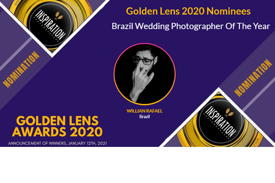 Indicado a fotógrafo de casamento do ano de 2020 no Brasil pela Inspiration Photographers Indicado a fotógrafo de casamento do ano de 2020 no Brasil pela Inspiration Photographers